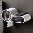 Toilet Waterproof Wall-mounted Tissue Box Toilet Without Punching Rack