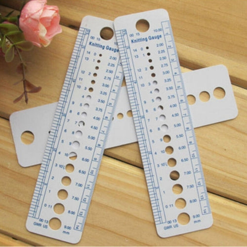 10 PCS Soft Plastic Sewing Ruler Measuring Needle Ruler Yarn DIY Knitting Tool