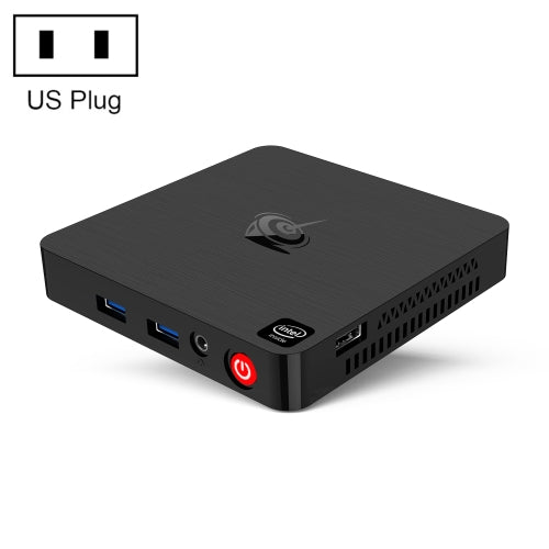 Beelink T4 Windows 10 Mini PC, Intel Atom X5-Z8500, Quad Core 2M Cache up to 2.24GHz, 4GB + 64GB, Support HDMI, Dual Band WiFi, LAN, US Plug