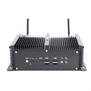 HYSTOU P12-I5-8250U Fanless Mini PC Intel Core i5-8250U Processor Quad Core up to 1.6GHz, RAM: 16G, ROM: 256G, Support Win 7 / 8 / 10 / Linux(Black)