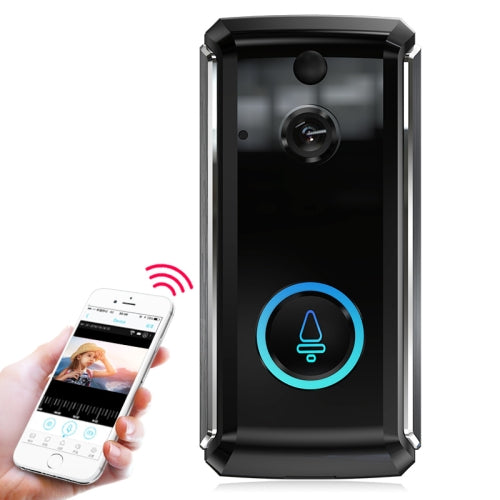 M101 WiFi Intelligent Video Doorbell, Support Infrared Night Vision / Motion Detection / Two-way Intercom / 32GB SD Card (Black)