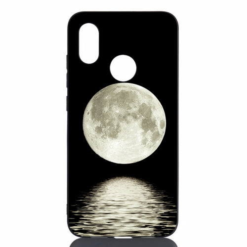 Moon Painted Pattern Soft TPU Case for Xiaomi Mi 8