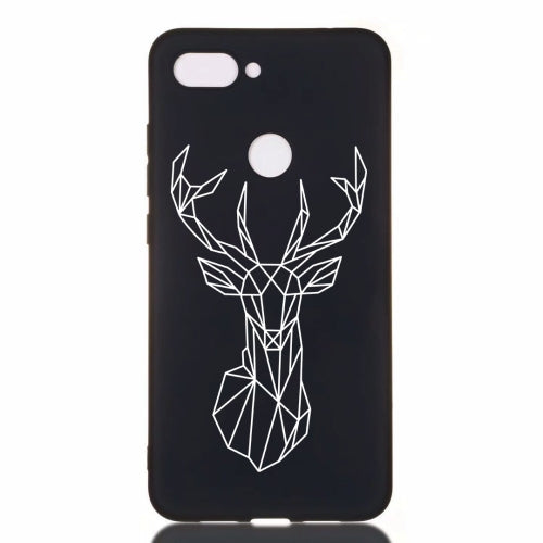 Elk Painted Pattern Soft TPU Case for Xiaomi Mi 8 Lite
