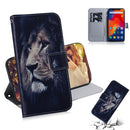 Lion Pattern Coloured Drawing Horizontal Flip Leather Case for Xiaomi Redmi Note 6 / Redmi Note 6 Pro, with Holder & Card Slots & Wallet