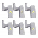 YWXLight LED Night Lights Creative Cabinet Lights Wardrobe Cabinet Door Hinge Night Lights (6PCS)