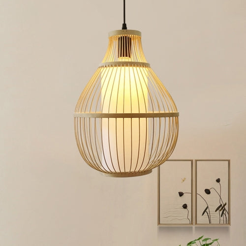 YWXLight Decorative Lamp Bamboo Chandelier Creative Modern Chinese Simple Chandelier (Warm White)