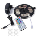YWXLight 5m 3528SMD RGB IP67 Waterproof LED Light with 44 Keys Remote Control, Fixed Buckle, EU Plug