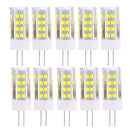 10 PCS YWXLight G4 5W 2835SMD 51LED Ceramics Light LED Corn Light, AC 220-240V (Cool White)