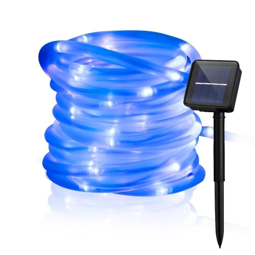 YWXLight 5W 100 LEDs IP55 Waterproof Solar String Light Outdoor Garden Christmas Party Decorative Lamp (Blue Light)