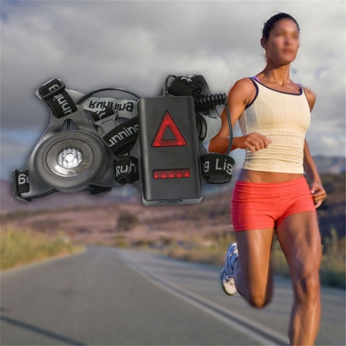 YWXLight Q5 LED Night Running Flashlight Warning Lights USB Charge Chest Lamp