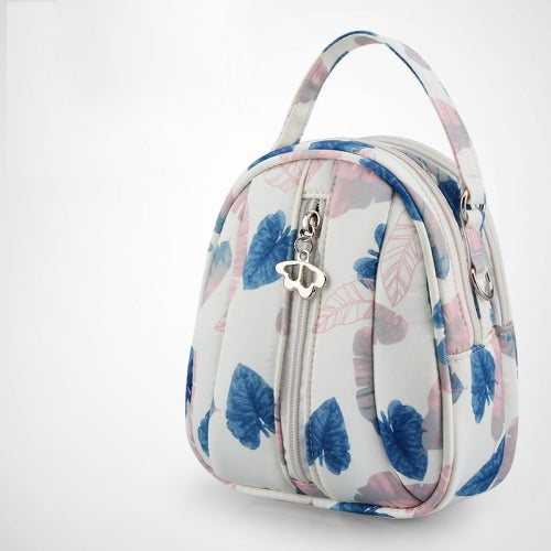 PGM Golf Lightweight Waterproof Multi-function Large Capacity Hollow Butterfly Zipper Messenger Bag Handbag(Leaf)