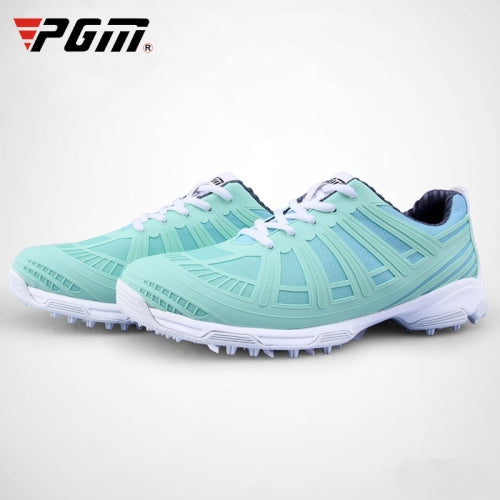 PGM Golf Waterproof Anti-slip Sneakers Sport Casual Shoes for Women (Color:Green Size:35)