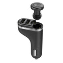 OVEVO Q15 2 in 1 Dual USB Wireless Bluetooth Portable Earphone Headset Intelligent Auto Car Charger