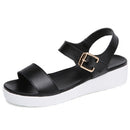 Fashionable Wear-resistant Soft Bottom Non-slip Wild Sandals for Women (Color:Black Size:37)