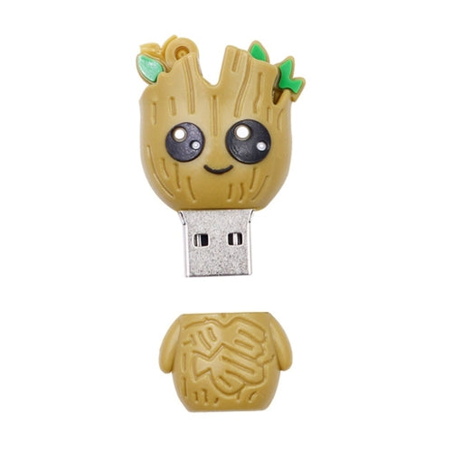 MicroDrive 64GB USB 2.0 Cartoon Tree Woman U Disk