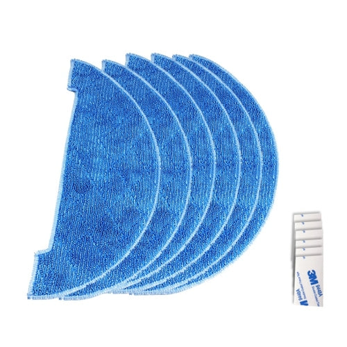 XI272 6 PCS I262 Cleaning Rag + 6 PCS G604 Magic Adhesive Sticker for ILIFE V8 / V8S / X750