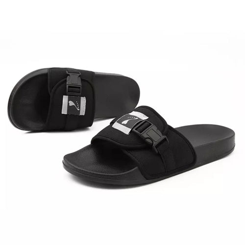 Couple Fashion Comfortable and Soft Flip Flops (Color:Black Size:37)