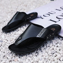 Casual Fashion Trend Flip-flops for Men (Color:Black Size:40)