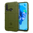 Shockproof Rugged Shield Full Coverage Protective Silicone Case for Huawei Nova 5i / P20 Lite 2019 (Green)