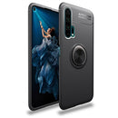 Lenuo Shockproof TPU Case for Huawei Honor 20 Pro, with Invisible Holder (Black)