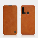 NILLKIN QIN Series Crazy Horse Texture Horizontal Flip Leather Case for Huawei Nova 5i / P20 Lite (2019), with Card Slot (Brown)