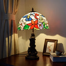 YWXLight Creative Color Glass Lampshade Table Lamp Living Room Dining Room Bedroom Decoration Light (UK Plug)