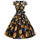 Big Swing Print Dress(Color:As Show Size:S)