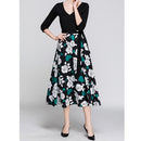 Fashion Vintage Elegant Dress(Color:As Show Size:XL)