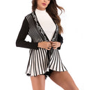 Fashion Cardigan Knit Sweater (Color:Black Size:M)