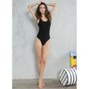 Zip Bikini Swimsuit (Color:Black Size:S)