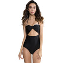 Sexy Lace One-piece Bikini (Color:Black Size:L)