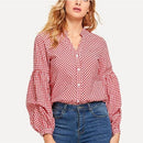Fashion Personality Long-sleeved Shirts (Color:Red Size:M)