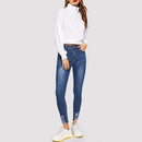 Denim Stretch-leg Jeans (Blue_S)