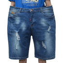 Fashion Ripped Casual Comfortable Loose Pants Jeans (Color:Blue Size:36)