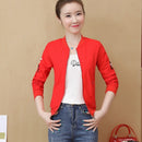 Fresh Embroidered Sunscreen Thin Coat (Color:Red Size:L)