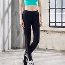 Mesh Stitching Fitness Sport Pants Quick-drying Bottoming Yoga Pants (Color:Black Size:S)
