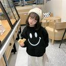 Children Lamb Wool Long-sleeved Padded Sweater (Color:Black Size:80)