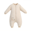 Children Split-leg Quilted Sleeping Bag Kick-proof Quilt, Style: Thin (Color:Balloon Size:M)