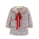 Children Xiaoxiang Style Two-piece Jacket And Skirt (Color:Red Size:130)