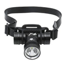 YWXLight 60m Underwater Photography Video Fill-up Headlight Diving Flashlight with Battery Display Function(Headlight+Battery+Charger)