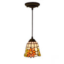 YWXLight 6 inch Sunflower Glass Chandelier Dining Room Kitchen Bedroom Hanging Light