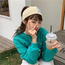 Patch Letter Sports Knit Headband (Apricot)