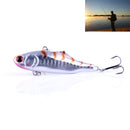 HENGJIA VI026 7cm/24g Full Swimming Layer Plastic Hard Baits Fishing Lures Set Tackle Baits, Bagged (1