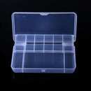 HENGJIA qt025 Ten Grid Waterproof Multifunction Fishing Tool Gear Storage Transparent Fishing Tackle Box