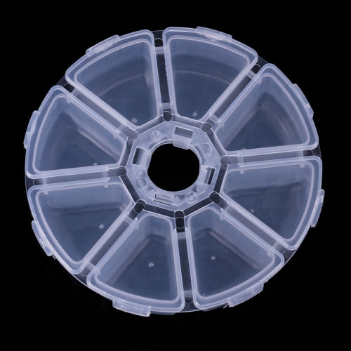 HENGJIA qt021 Eight Grid Waterproof Multifunction Fishing Tool Gear Storage, Each Grid Can be Opened Independently Diameter 10.3cm
