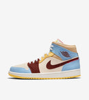 Air Jordan 1 Mid Fearless Maison Chateau Rouge sneakers