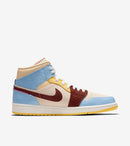 Air Jordan 1 Mid Fearless Maison Chateau Rouge sneakers